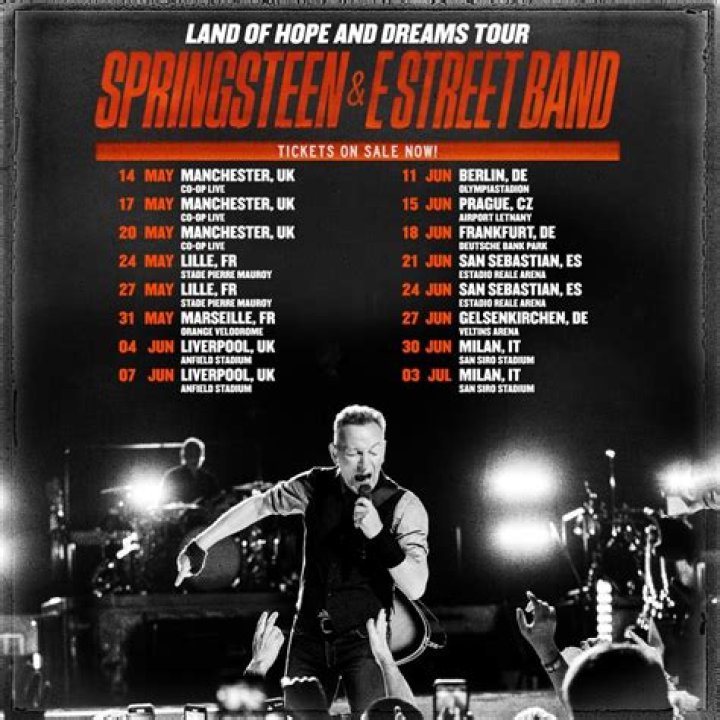 
Bruce Springsteen and The E Street Band concert at Nationwide Arena postponed: When will rescheduled dates come out and how to get ticket refund? 