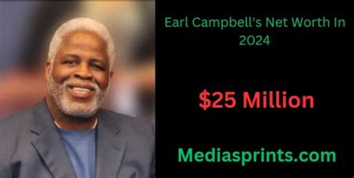 Earl Campbell Height, Weight, Net Worth, Age, Birthday, Wikipedia, Who, Nationality, Biography