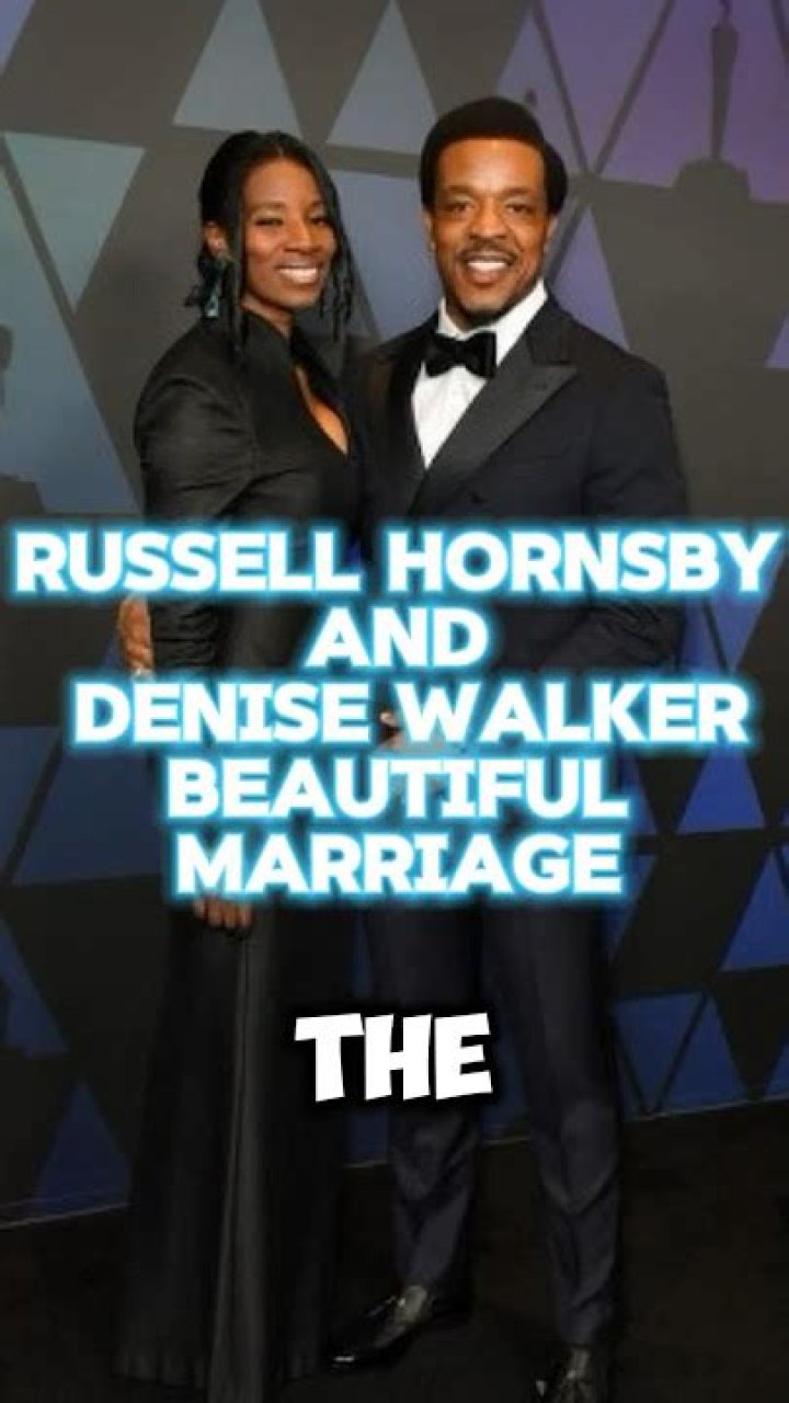 
Who Is Denise Walker? Some Unknown Facts About Russell Hornsby Wife 