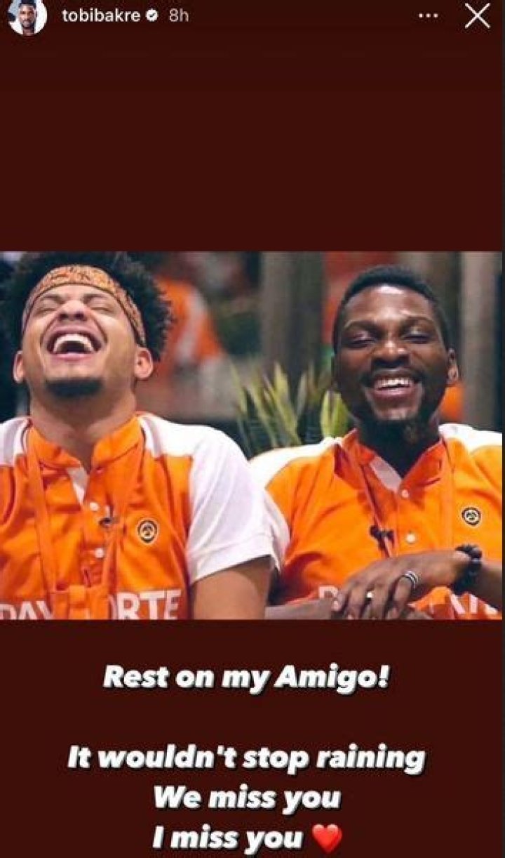 
‘You Will Never Be Forgotten As You Are Laid To Rest Today.’ – Tobi Bakre’s Letter To Rico Swavey 